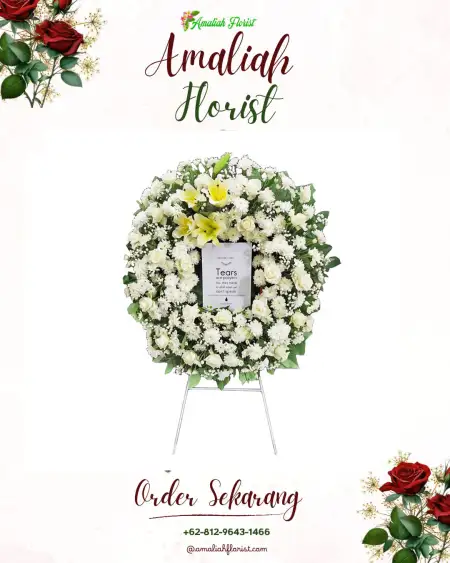 Krans Bunga Duka Ketringan