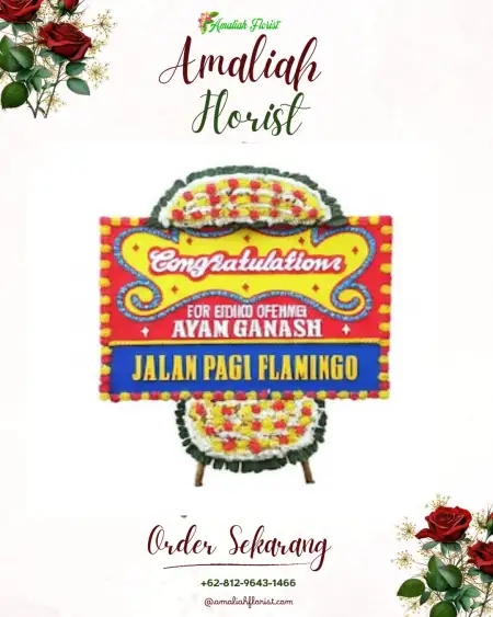 Sewa Papan Bunga Ketringan
